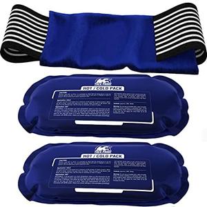 Ice Packs for Injuries Reusable  – Hot and Cold Ice Pack, Joint and Muscle Pain – Knees, Back & More (1 Pieces)