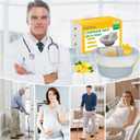 Bedside Commode Liners with Pads | 100 Commode Bags+100 Absorbent Pads | Leak-Guard | Rapid Absorption | Lemon Scented | Bedpan | Bedside Commode | Camping Toilet (Yellow+white)