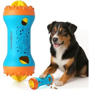 WAGPAWS Dog Puzzle Toy Slow Feeder for Small To Mideum Dogs, Interactive Dog Chew Toy for Boredom, Brain Engaging Adjustable Treat Dispensing Dog Cat Toys Gift with Scent Release Holes Dishwasher Safe