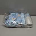 Blue Halloween Birthday Decorations,198pcs Ghost Party Decorations Tableware Happy Boo Day Plates Napkins Cups Tablecloth Banner Swirls, Topper, Balloon for boy Halloween Party Decorations, Serve 24