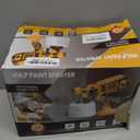 ELPIDIO Paint Sprayer, 700W HVLP Electric Spray Paint Gun, with Cleaning & Blowing Joints 4 Copper Nozzles and 3 Patterns Paint Sprayers for Home Furniture, Walls, Cabinets, Fence, Door etc. Yellow