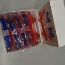 5 x Candy Color Clear Rimless Star Sunglasses for Christmas Party