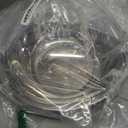 MEHOEIME Large Ice Chill Salad Bowl with Lid, Iced Serving Bowl with Ice Chiller Base For Parties, Keep Food Cold at Party, Ice Chilled Tray, Long Spoons, Extra, Clear, MH-DSLW-C3