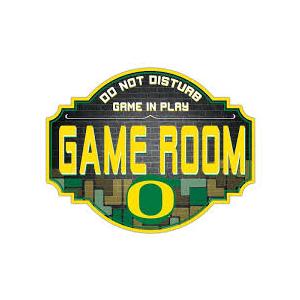 Oregon Ducks 12'' Game Room Tavern Sign
