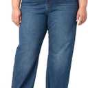 Levi Strauss Signature Women's Heritage High-Rise Loose Straight Jeans Stretch Denim