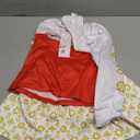 Girls Zombies Nova Costume Kids Halloween Cosplay Top Pant Dress Hooded Coat 3PCS Outfit Include Bracelet (7-8 Years, Red and White Style1)