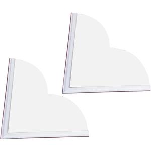 Large Shower Splash Guard 2-Pack  Walk in Shower Water Barrier, Transparent Durable Design | Easy Install Splash Protector for Bathroom, Keeps Floor Dry and Clean