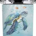 20oz Turtle Tumblers - Sea Turtle Tumbler with Straw Handle, Leak-proof, BPA-free, Double Wall Insulated, Turtles Gifts for Cat Lover, Insulated Coffee Tumbler Ocean Stainless Steel Cup for Kids