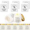 Lewtemi 12 Pcs Nurse Week Gifts Nurse Practitioner Scented Candles Bulk 3.5 oz Soy Wax Jar Holiday Scents for Medical Nursing Assistant Office Doctor Team Group Coworkers Graduation