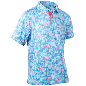 Golf Shirt for Men Short Sleeve Dry Fit Moisture Wicking Casual Short Sleeve Performance Print Stylish Collared Polo Shirts 2XL