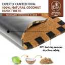 Folkulture Summer Door Mat Outdoor 16 x 28  Front Door Mat for Outside Entrance, Heavy Duty Backing, Eco-Friendly, Durable Anti-Slip & Weather Resistant Dirt Trapping Doormat, Outdoor Home Decor (Welcome Pine Colada)