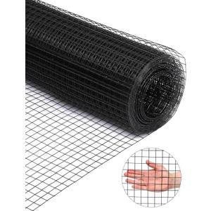 GAOMON Hardware Cloth 1/4 Inch, Chicken Wire Fencing 23 Gauge, 24" X 50' Galvanized Wire Mesh Roll, Raised Garden Bed Supports Wire Mesh Fence - Prevent Snakes, Raccoons, Foxes