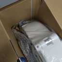 Drive Medical 2-in-1 Raised Toilet Seat with Removable Padded Arms - Elevated Bathroom Safety Support - Secure Locking Attachment - Easy Height Assistance - Durable Construction, Standard Toilets
