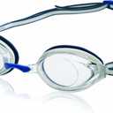 Speedo Unisex-Adult Swim Goggles Vanquisher (White)