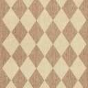 nuLOOM Outdoor Performance Collection Sabina Brown/Ivory, 5' x 8', Soft and Cozy, High Traffic, Stain Resistant, Easy Clean, Durable Area Rug for Indoor/Outdoor Patio, Deck, Porch, Garden, Courtyard
