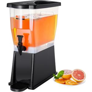 VEVOR Beverage Dispenser, 3 Gallon Drink Dispenser for Parties, Plastic Juice Dispenser with Stand Spigot Lid, Iced Tea Lemonade Juice Water Dispenser, for Restaurants, Hotels, Parties