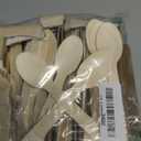 Disposable Wooden Cutlery Set - 100% Home Compostable - 100 Mix - (40 Forks, 40 Spoons and 20 Knives) 6.5", Bamboo Utensils Alternative, Eco-Friendly, Organic, Sustainable and Carbon Neutral Certified