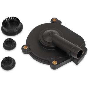 RANSOTO PVC Vent Valve Crankcase Breather Oil Separator Cover and Camshaft Expansion Plug Kit Compatible with Mercedes ML350 C230 C300 E350 C350 SLK300 ML450 Replace 2720100631 0009985690 0009986590