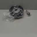 3 Light Track Lighting Fixtures Ceiling, Matte Black Round Directional Ceiling Spotlight, GU10 Flush Mount Ceiling/Wall Fixture, Adjustable Modern LED Track Light for Kitchen/Living Room, No Bulb