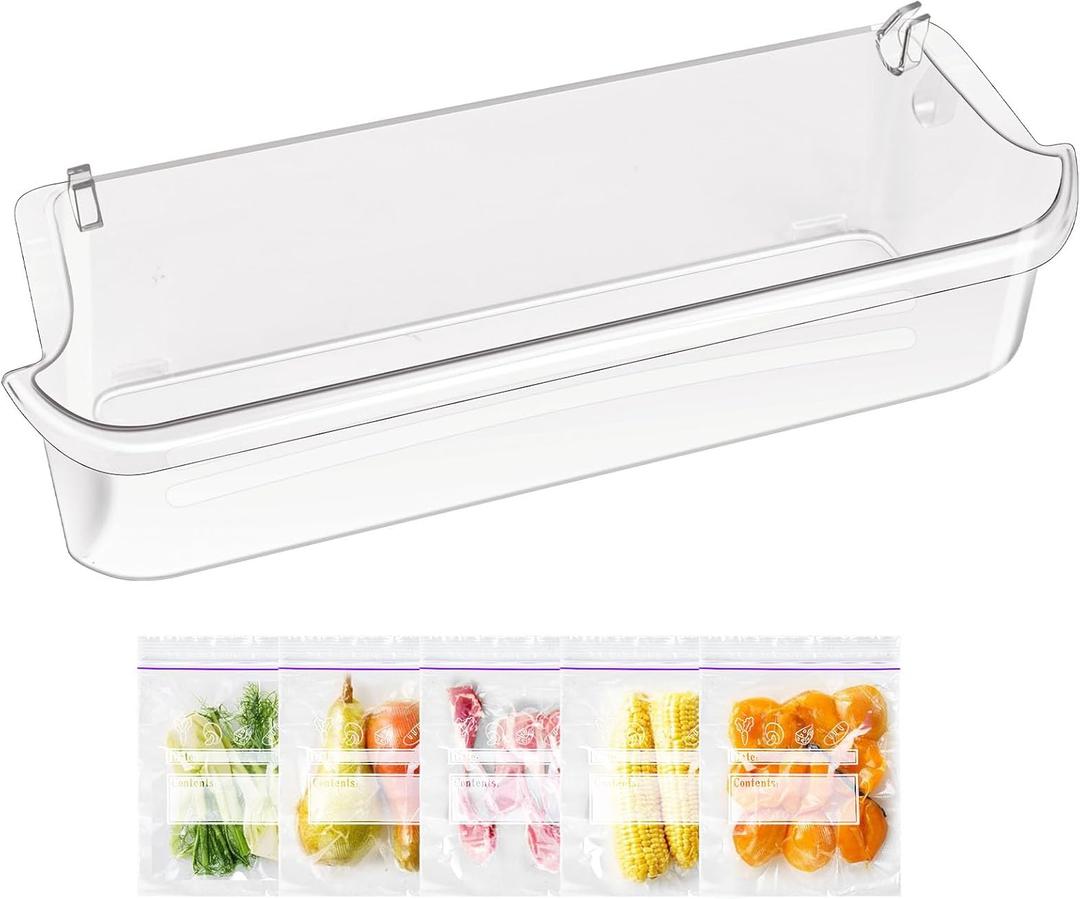 241505301 Refrigerator Door Shelf Bin Compatible with Frigidaire Door Shelf 241505300 Kenmore 2 Liter Door Bin Replacement Parts AP3769131 FGHC2331PF FGSC2335T FFSC2323T LGHK2336T Shelves Bin