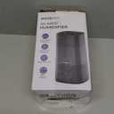 Humidifiers for Bedroom, 2.0L Cool Mist Humidifier for Home Plant and Baby Nursery, Quiet Ultrasonic Humidifier with 360 Nozzle, Auto Shut-Off, Filterless, Black