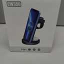 Anlmz 3 in 1 Charging Station for iPhone, Wireless Charger for iPhone 17 16e 16 15 14 13 12 11 X Pro Max & Apple Watch - Wireless Charging Station for AirPods 4 3 Pro