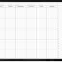 U Brands Magnetic Dry Erase Calendar White Board, 36" x 24" Inches, Black Aluminum Frame (2899U00-01)