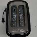 Toastmaster 2-Slice Cool Touch Toaster, Black with Stainless Accent