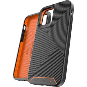 GEAR4 Battersea Wilma Compatible with iPhone 12 Plus/iPhone 12 Pro 6.1 Case, Advanced Impact Protection with Integrated D3O Technology, Anti-Yellowing, Phone Cover  Black (Battersea Black)