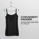 Utopia Home Plastic Hangers 20 Pack - Space Saving Clothes Hanger - Durable & Strong Closet Organizers and Storage with Built-in Strap Hooks - Essential for Shirts, Pants, Skirts & Coats (Grey) (Gray)