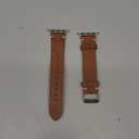 Wearlizer Retro Floral Relief Band Compatible with Apple Watch Bands 41/40/38/4245/44/42/46/49mm, Soft Leather Western Vintage Classical Strap for Women iWatch Series 11/10/9/8/7/6/5/4/3/2/1/SE/Ultra