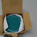 Pawtong 12oz Insulated Vacuum Food Jar with Buckle Lid Wide Mouth Soup Thermo for Hot Food Kids Leakproof Stainless Steel Lunch Container (Gradient Green, 12OZ)