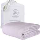 Threadmill Luxury Cotton Blankets for King Size Bed | All-Season Cozy 100% Cotton King Size Blanket | Herringbone Soft Fall Thermal Blanket fits California King Size Bed, 106x92 