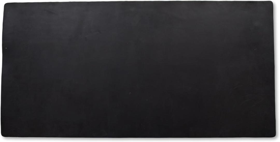 Genuine Leather Desk Pad, Office Desk Mat, Large Desk Blotter, Desk Protector, and Mouse Pad 31.5" x 15.75" (1.8-2.0 mm) Black, Waterproof, Premium Quality for Desk Surface Protection and Comfort
