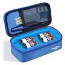 sarlar Insulin Vial Cooler Travel Case with TSA Approved Ice Brick, Diabetic Medication Insulated Cooling Bag for Insulin Pen and Bottle Diabetic Supplies Storage, Ideal for Daily Life and Trips