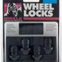 Gorilla Automotive 96641BDX Black Factory Style Wheel Lock Set (14mm x 1.50 Thread Size, 4-Pack)