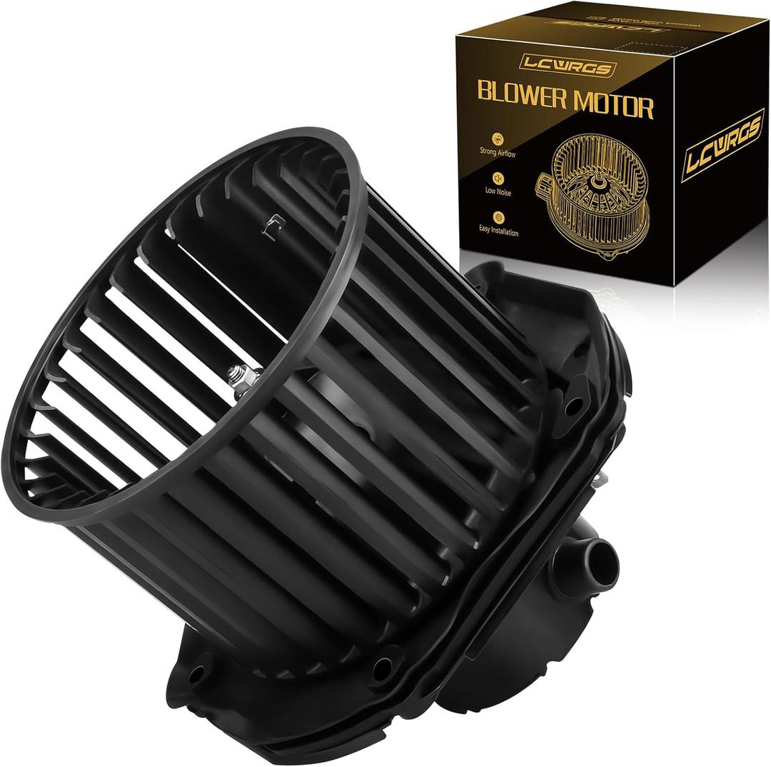 AC Blower Motor with Fan Fits for 1997 1998 1999 2000 Chevy Silverado Suburban Tahoe GMC Sierra Yukon 1500 2500 C1500 C2500 K1500 K2500 Cadillac Escalade HVAC Heater Blower Motor Fan Replaces# 700100