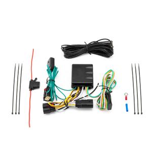Wsays 4-Pin Trailer Wiring Harness Plug & Play Connect Trailer Tail Lights Brake Signal Lights and Turn Signals Compatible with Jeep Wrangler JL/JLU 2018-2025 Gladiator 2020-2025