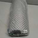 5 STARS UNITED Knee Pillow for Back Sleeping  Memory Foam Cushion for Sciatica Pain Relief  Under Leg Support for Sleeping on Back  Half Moon Bolster for Bed, Gray (Standard, Grey)