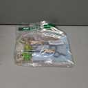 LIVINGO Professional Pet Grooming Scissors for Cats & Dogs, Titanium Coated Safe Rounded Tip and Micro Serrated Trimming Shears for Animal Face, Nose, Ear and Paw Hair, 2 Pack 6.5 inch