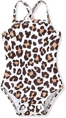 Aalizzwell Baby Girls Adjustable One Piece Swimsuit, 110