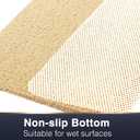 Asvin Soft Textured Bath, Shower, Tub Mat, 24x32 Inch, Phthalate Free, Non Slip Comfort Bathtub Mats with Drain, PVC Loofah Bathroom Mats for Wet Areas, Quick Drying