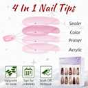 2 x Fall Press on Nails Medium Square Fake Nails Glitter Gold False Nail Burgundy and Maple Leaves Design Autumn Full Cover Gel Artificial Nails Stick on Nails for Women Girls 24 PCS