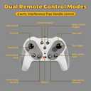 BLF FUN Remote Control Robot Dog Toys 6-8, 8WD Gesture Sensing Rc Stunt Car with Light and Music, Robot Pet Dog Toys for Kid Boys Christmas Birthday Gifts Age 8-12 (White Color)