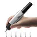 HOZO NeoBlade Wireless Ultrasonic Cutter 40kHz Vibration & 40W Auto Power Adjustment, Replaceable Battery, Turbo Cooling, 2 Cutting Modes For 3D Printing, Woodworking, Prototyping,Model Mods & DIY