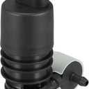 ACROPIX Windshield Washer Motor Pump Fit for VW Golf Jetta - Pack of 1 Pcs Black