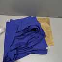 NPBAG 15 Pack 15'' X 16'' Blue Cotton Tote Bags, Lightweight Blank Bulk Cloth bags with 1pc of PTFE Teflon Sheet (Medium)
