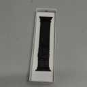 Milanese Loop Band Compatible with Apple Watch Bands Ultra 3/2/1 49mm 46mm 45mm 44mm for Women Men, Parachute-style Buckle Stainless Steel Metal Mesh Strap Bracelet for iWatch Series 11 10 SE 9 8 7 6 5 4 (Black)