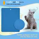 kathson 6 Pcs Cat Nail File Scratcher,Cats Scratch Stickyback Sandpaper Replacement Dog Nail Paw Scratch Pad with Hanging Hole Nail Files Scratching Strips for Pet Manicure Pedicure (Blue,11''x14.9'')