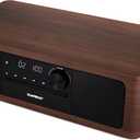 SoundBeast Stereo Shelf System with CD Player, Bluetooth, FM Radio, USB Playback, Aux in, Optical in, Alarm Clock, & Remote Control